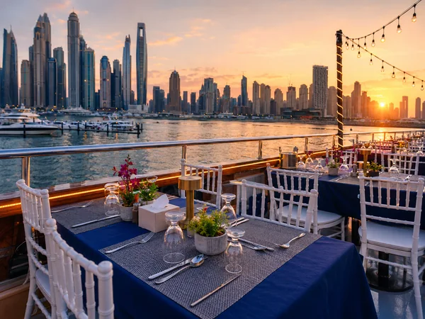 Dinner above the Marina