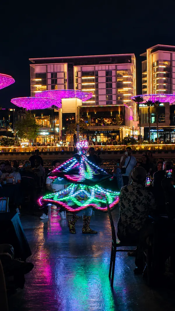 Live Tanoura under the lights