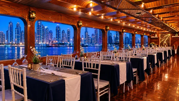 The dining deck