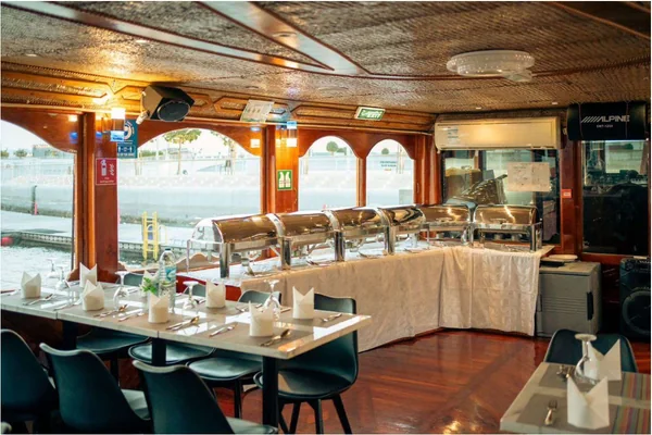 Inside the lower deck